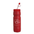 26 Oz. Recycled Bottle w/ Straw Tip Lid